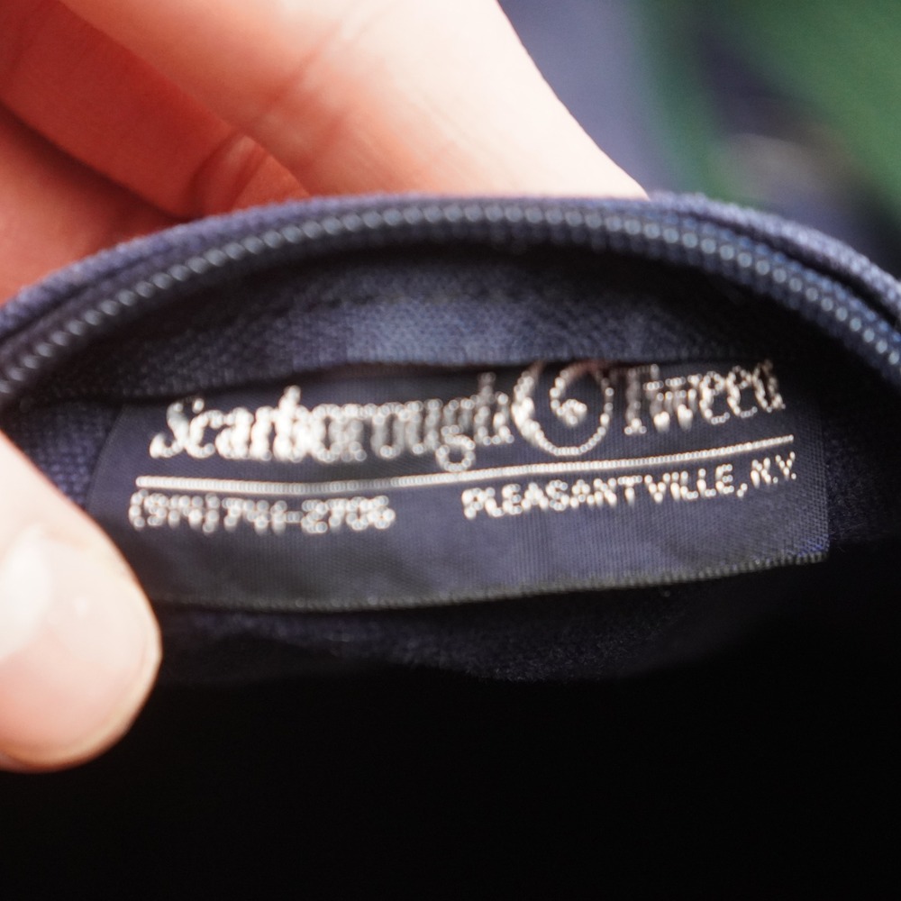 Goldman Sachs Scarborough & Tweed Canvas Duffle Bag Blue Green Corporate Swag - Picture 8 of 11